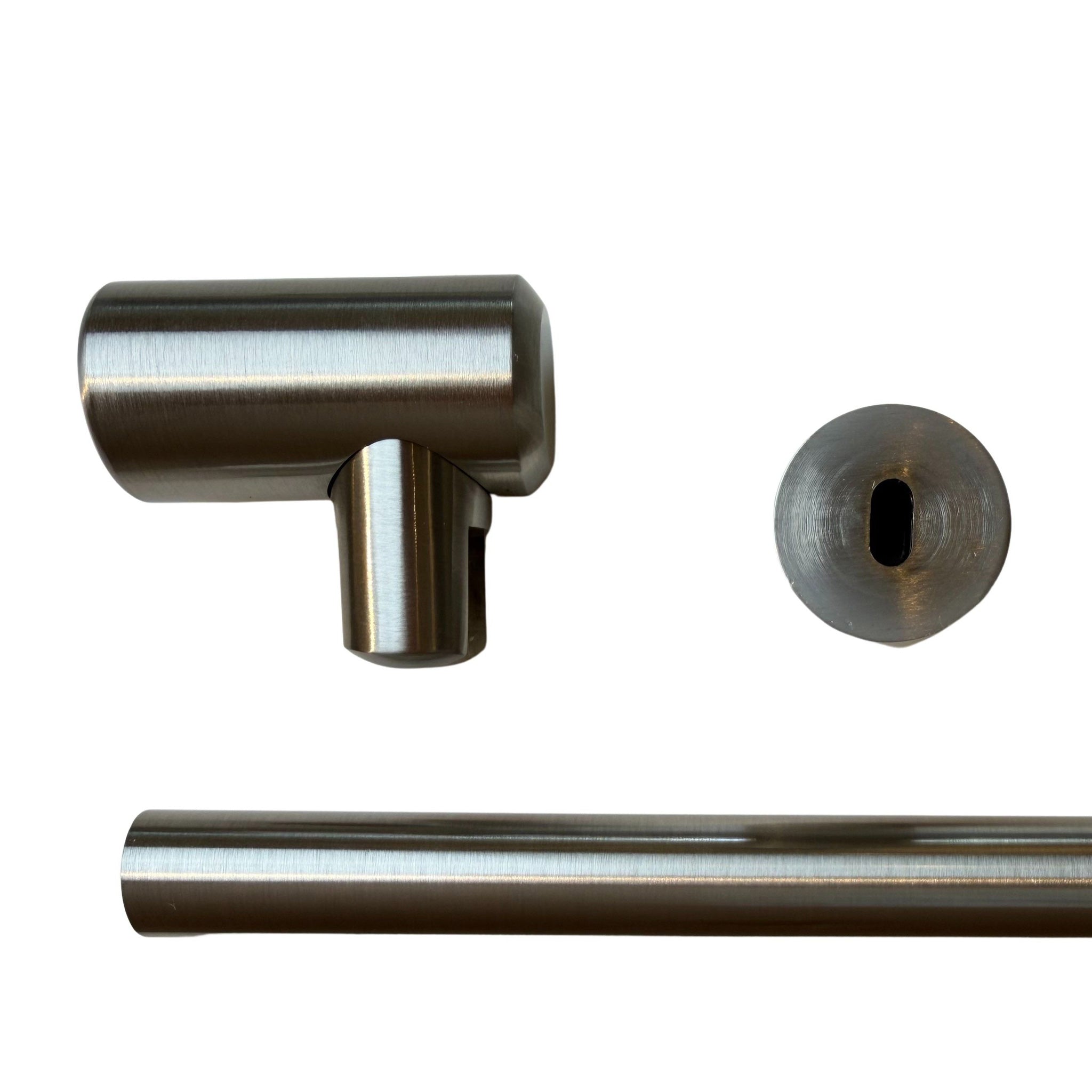 Brusestangsæt – Børstet Stål