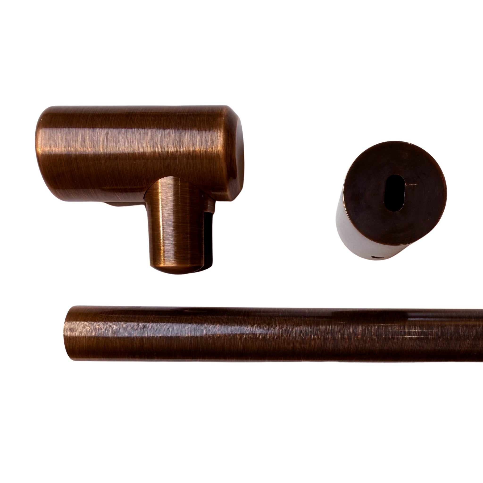 Brusestangsæt – Børstet Kobber