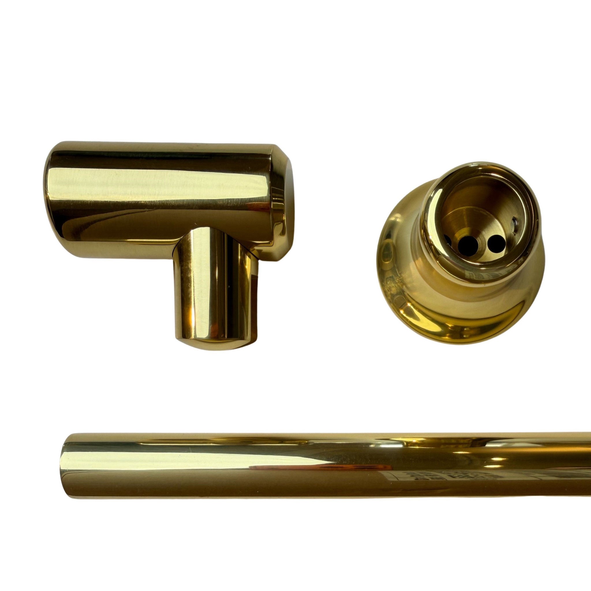 Brusestangsæt – Blank Messing